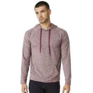 ALO Yoga Conquer Hoodie - Varsity Cardinal Heather, Size M